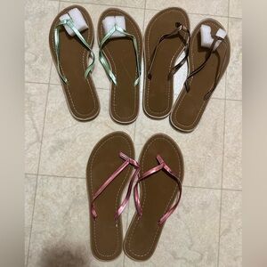 Sandals flats size 6